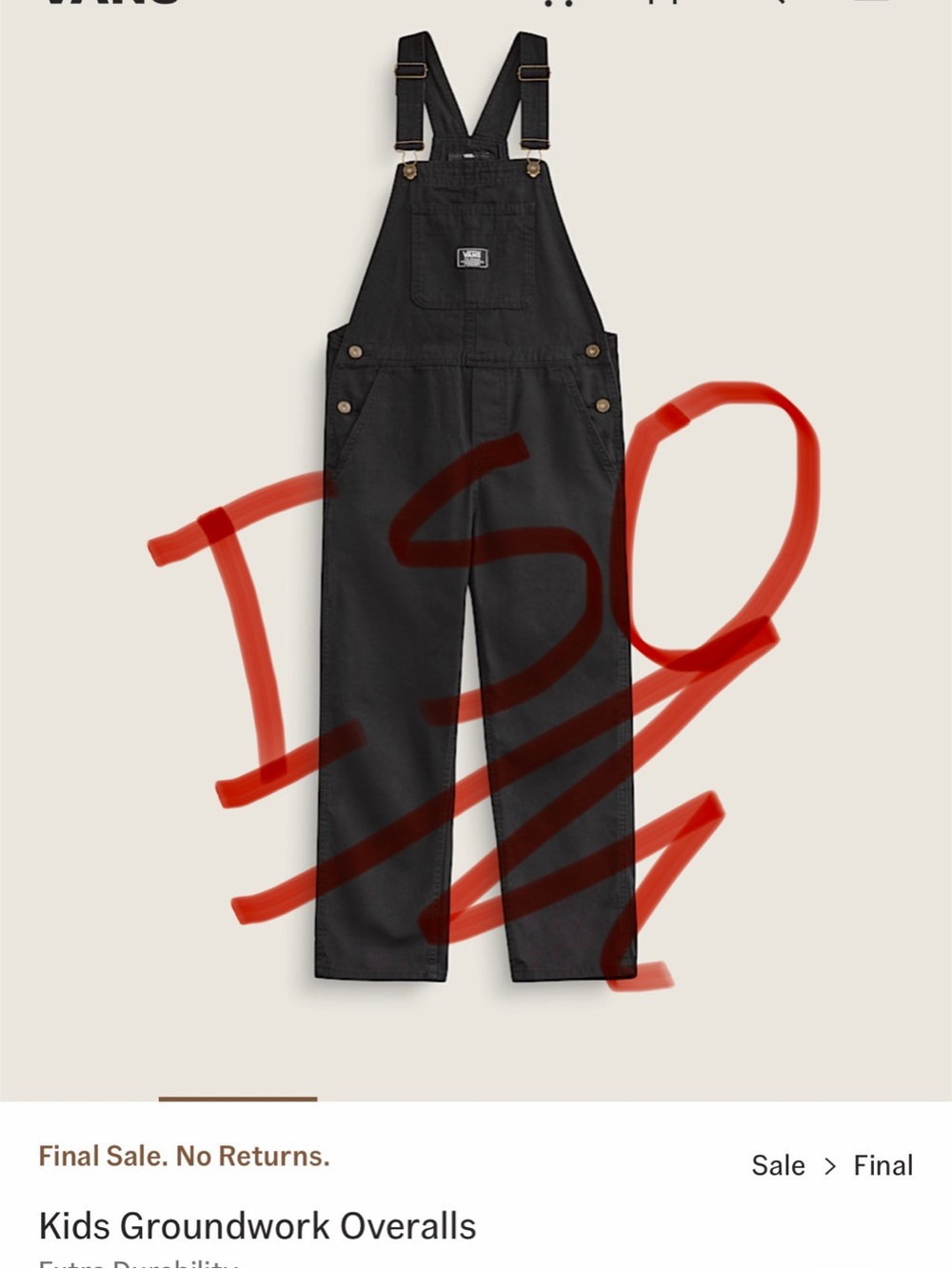 Kids Groundwork Overalls- ISO
